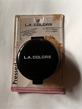 LA is Colors Press Powder Compact with